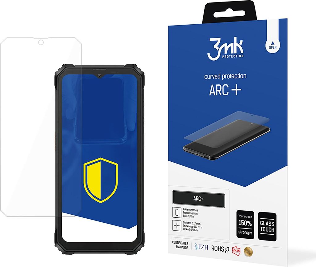 3mk Display Schutzfolie ARC+ für Blackview BV6200 / BV6200 Pro 0,17mm Self-Heal