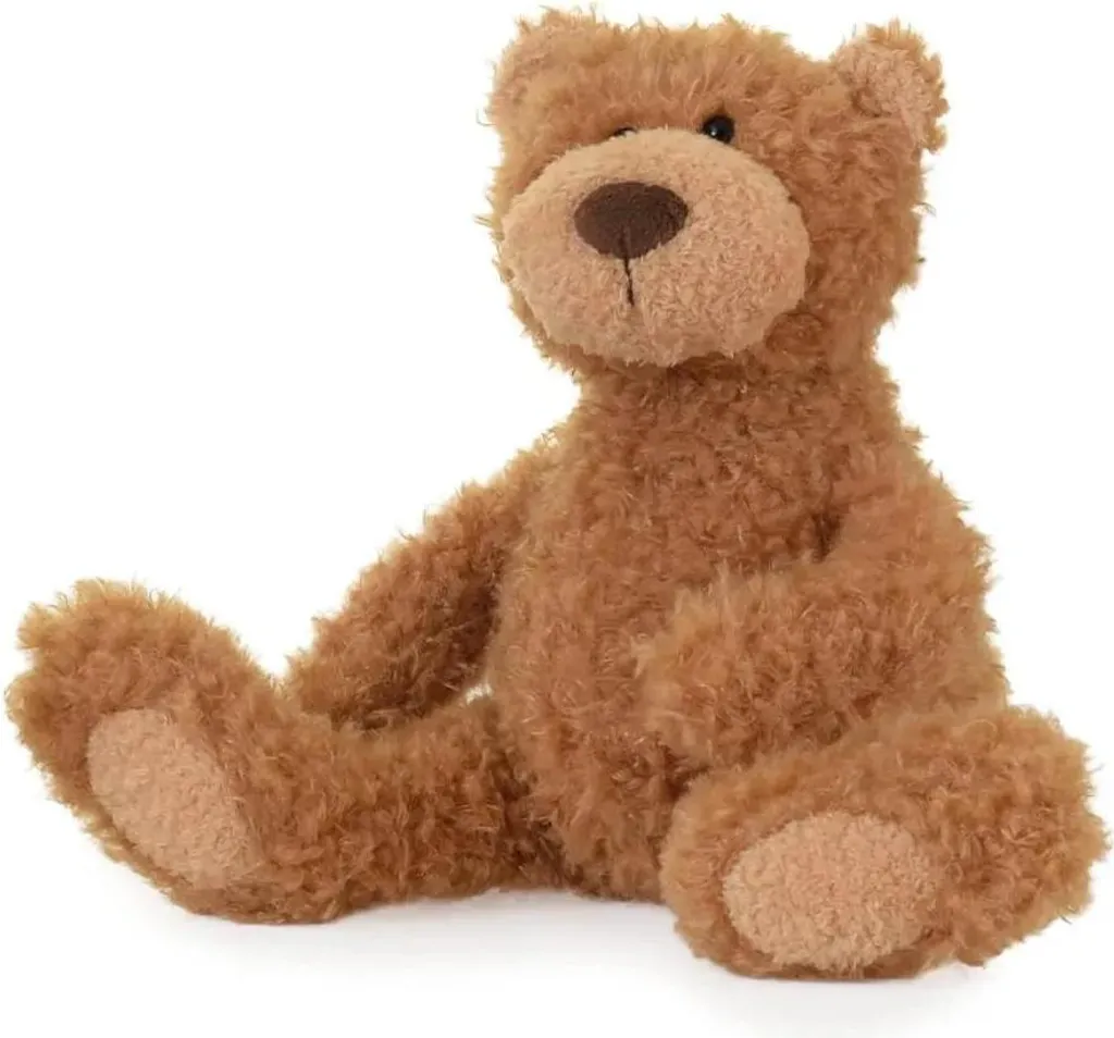 Anatole ours peluche 25cm - Texture ultra douce et finition vintage