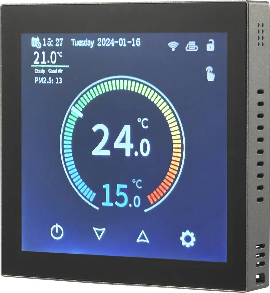 Thermostat radio encastrable avec programmation hebdomadaire Sygonix