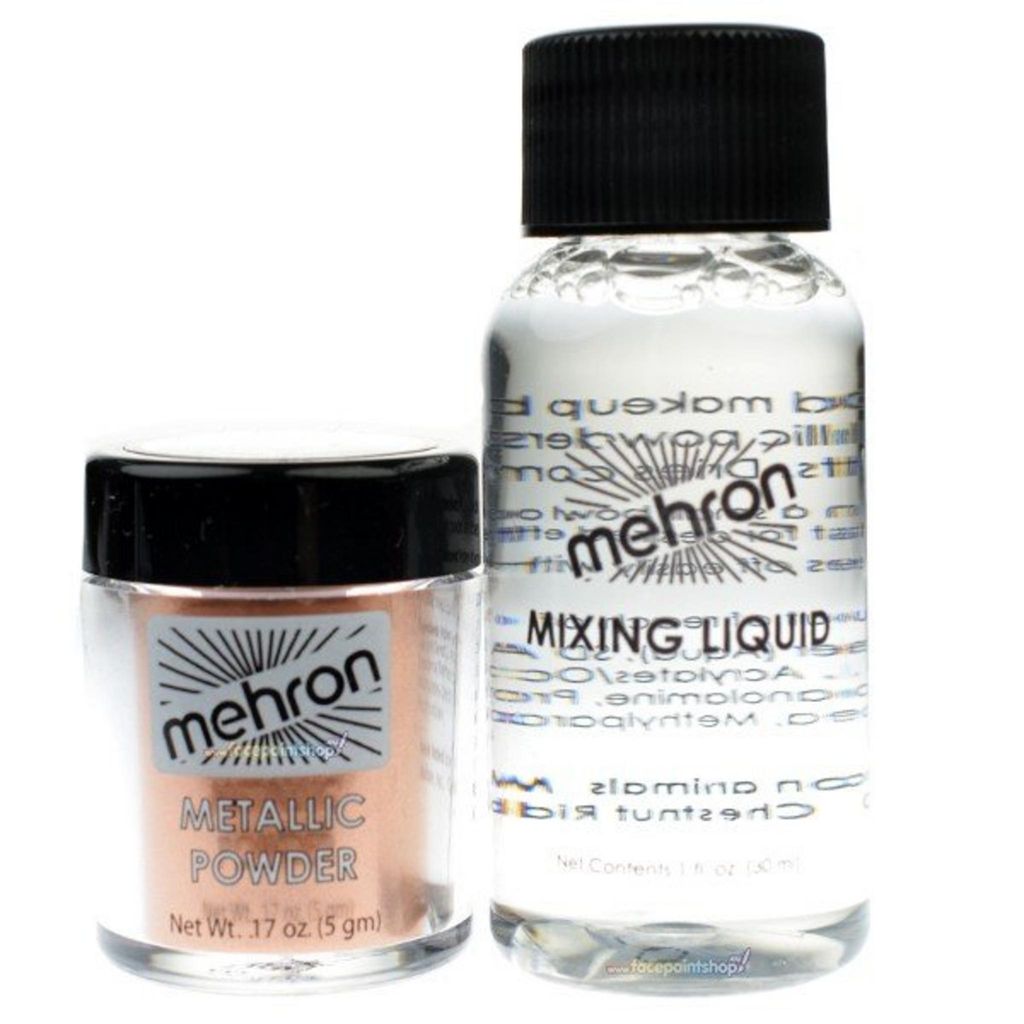 Mehron Metallic-Puder Kupfer mit Mischflüssigkeit