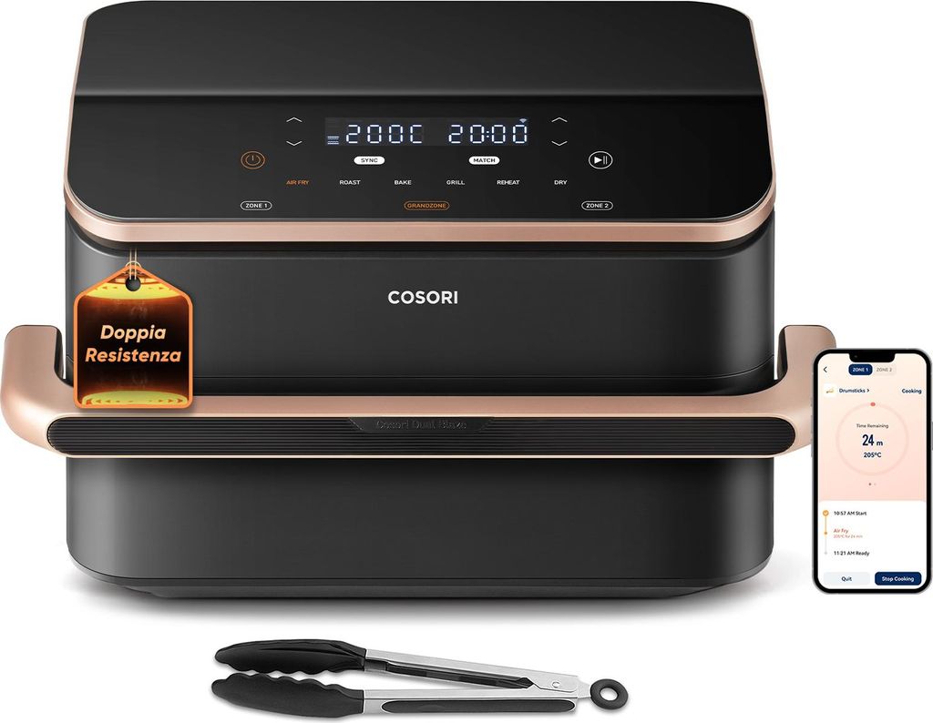 COSORI Podwójny kosz Twinfry Chef Edition Freidora de Aire Zdjęcie produktu 