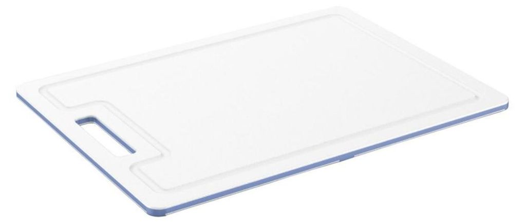 Rotho Caruba Snijplank 34x25x0.9 cm Wit/Horizon Blauw Immagine del prodotto 