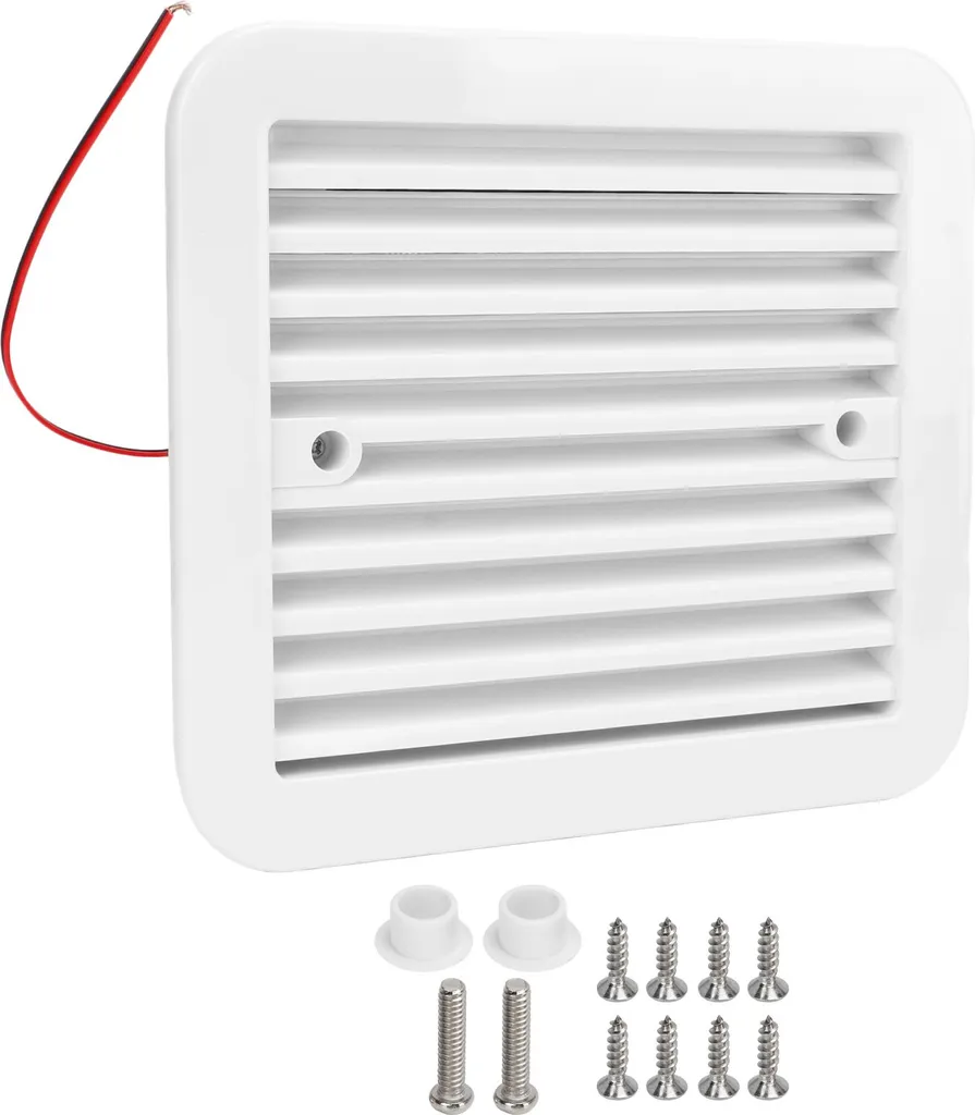 Évent extracteur 12V blanc anti-infiltration d'eau pour caravane