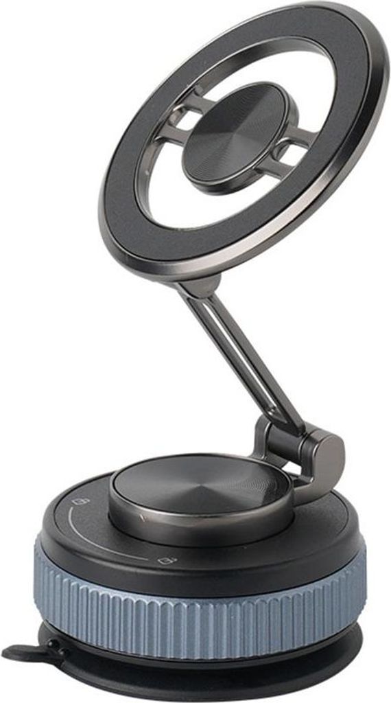 INF Multifunktionaler magnetischer Handyhalter fürs Auto - 360° drehbar Schwarz+Grau