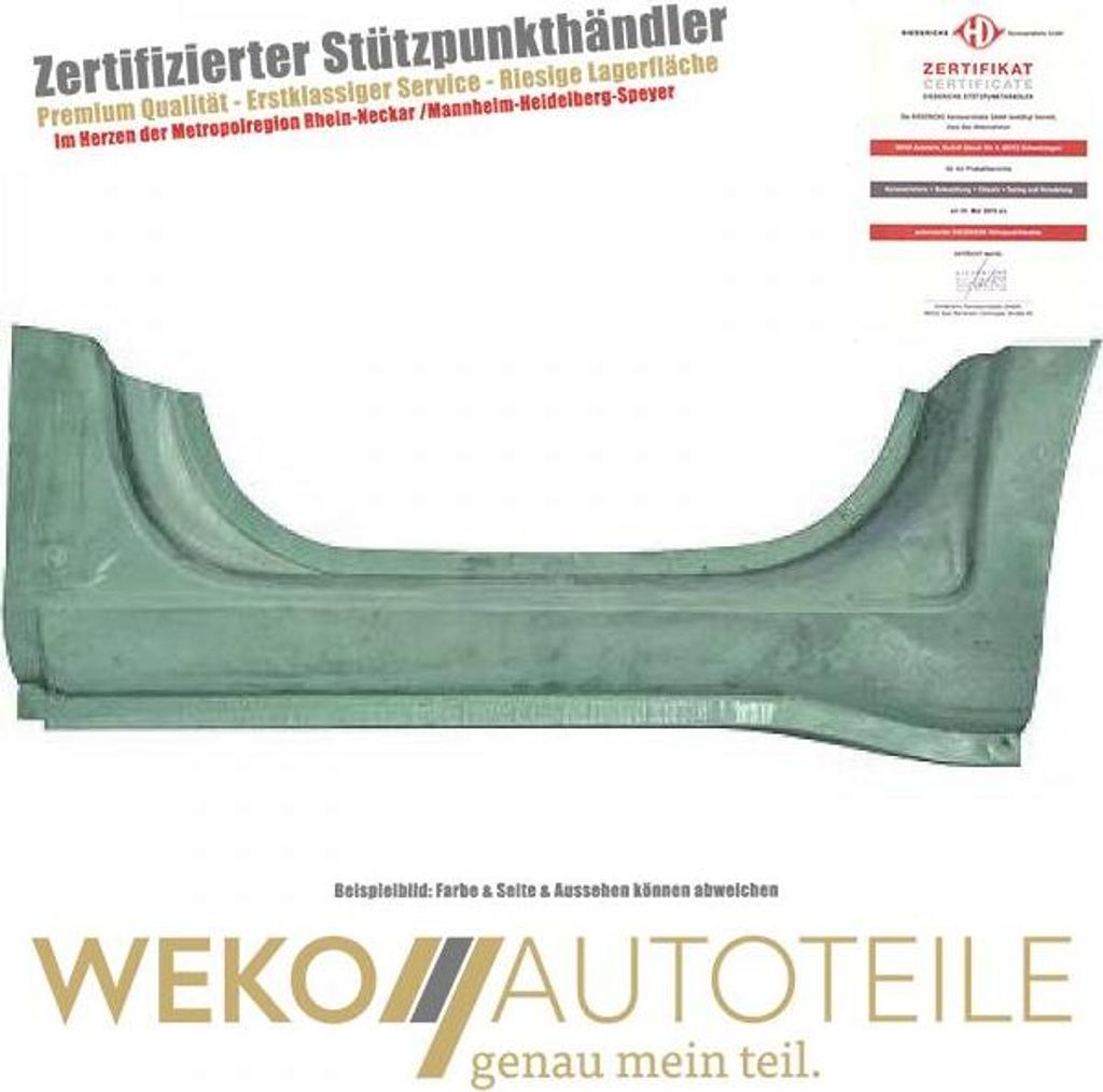 Einstiegblech vorne links DIEDERICHS 9334021 für OPEL RENAULT
