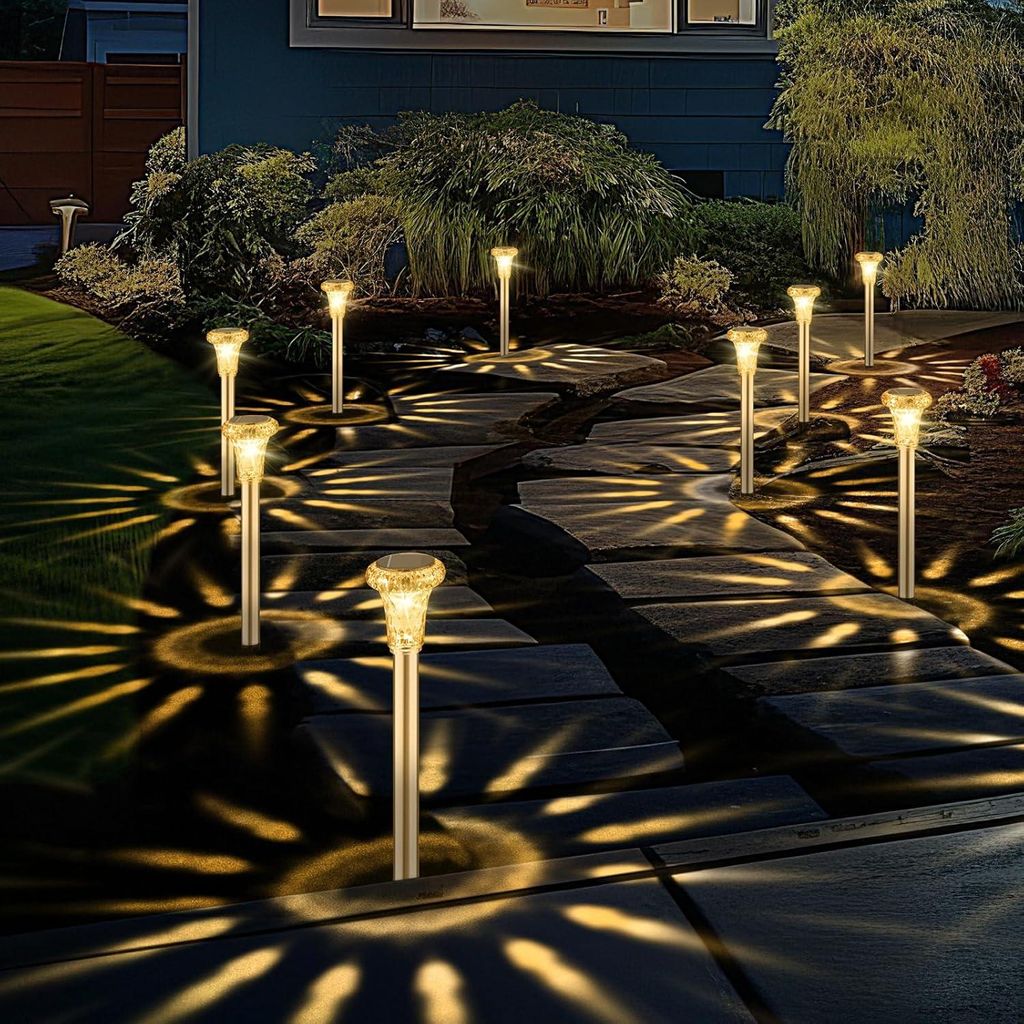 LED Solarlampe, Solarleuchte, 6er Set LED Solarlicht, Solar Produktbild 