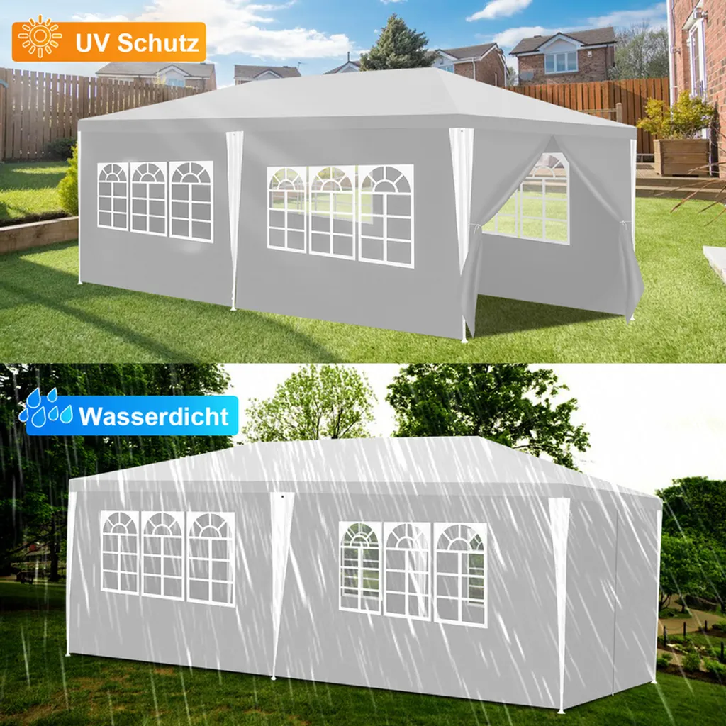 Tenda per Feste 3x6m Alta Qualità | Crea Ricordi nel tuo Giardino - 4