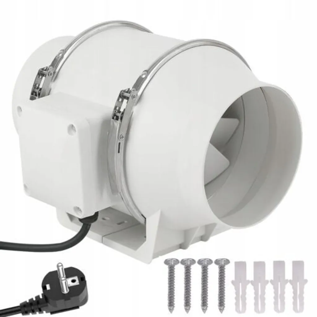 Ventilateur d'extraction 150 m³/h silencieux avec moteur 2600 tr/min