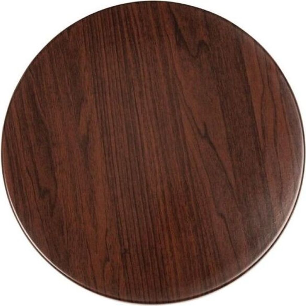 Bolero Runde Tischplatte Dunkelbraun 80Cm Produktbild 