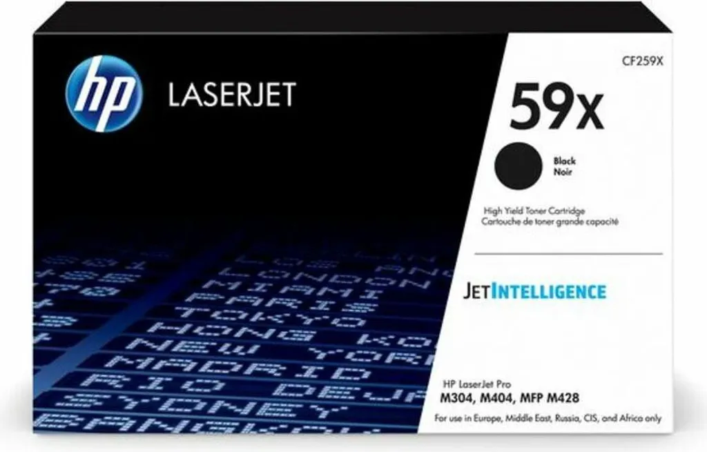 Toner HP CF259X Noir longue durée avec capacité de 10000 pages