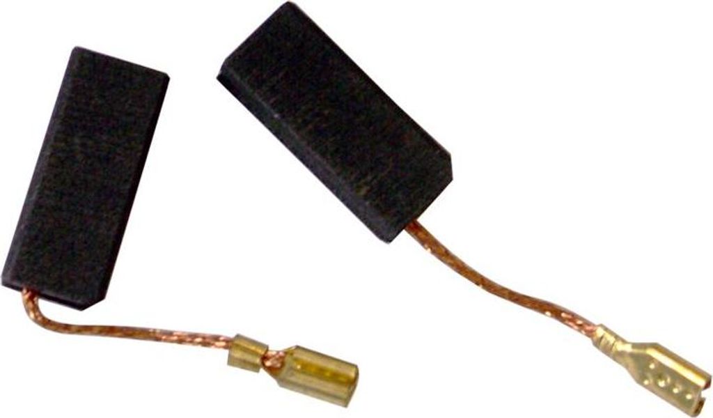2x Kohlebürsten für Bosch-Rotationshammer 11224VSR, 5 x 8 x 19,2 mm