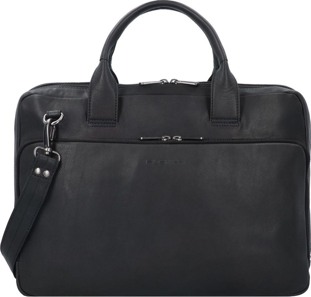 Plevier Structure Petronas Aktentasche Leder 40 cm Laptopfach