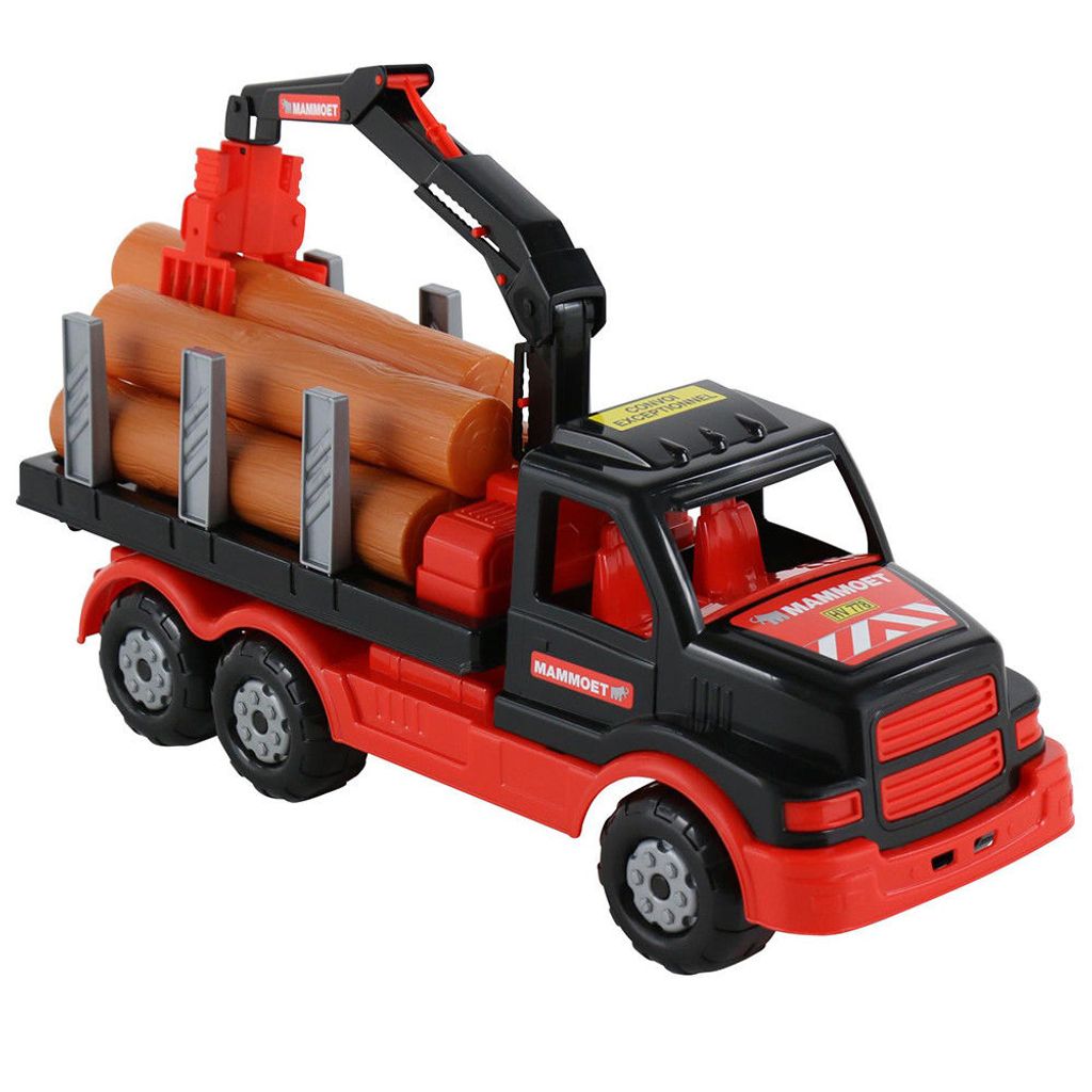 MAMMOET Holzfrachter Truck LKW Holztransporter Kinderspielzeug Fahrzeug 68521 
