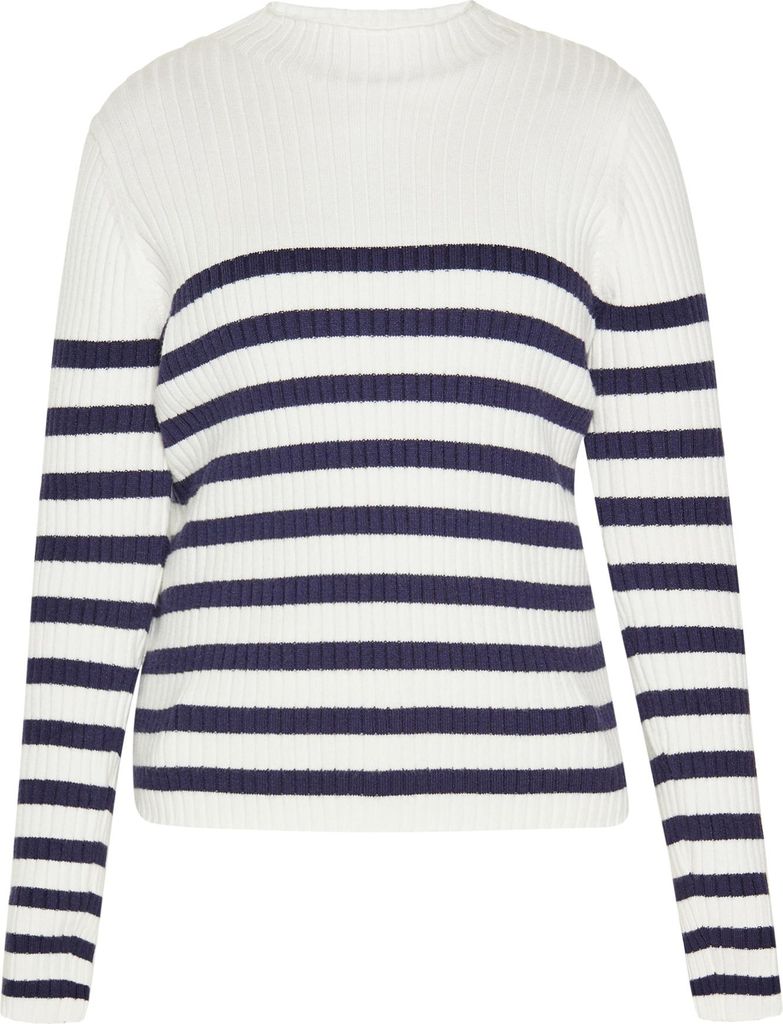Mutha Damen Sweater - weiß-marineblau, M/L