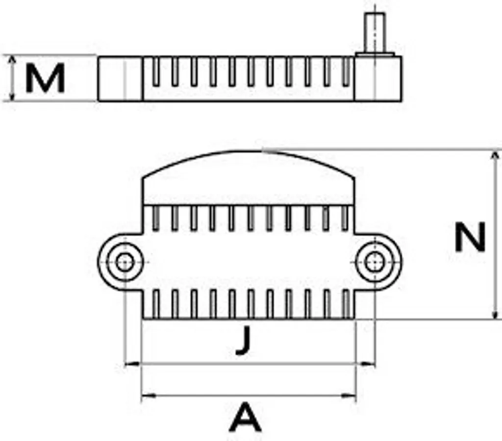 Piastra Diodi Alternatore ARC9048 - Prezzo Shock - Compatibile RK-05 - 1