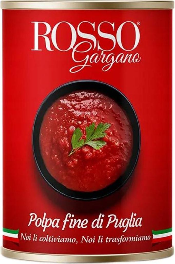 Rosso Gargano Polpa di Puglia 400 g italská rajčatová drť v Obrázek produktu 