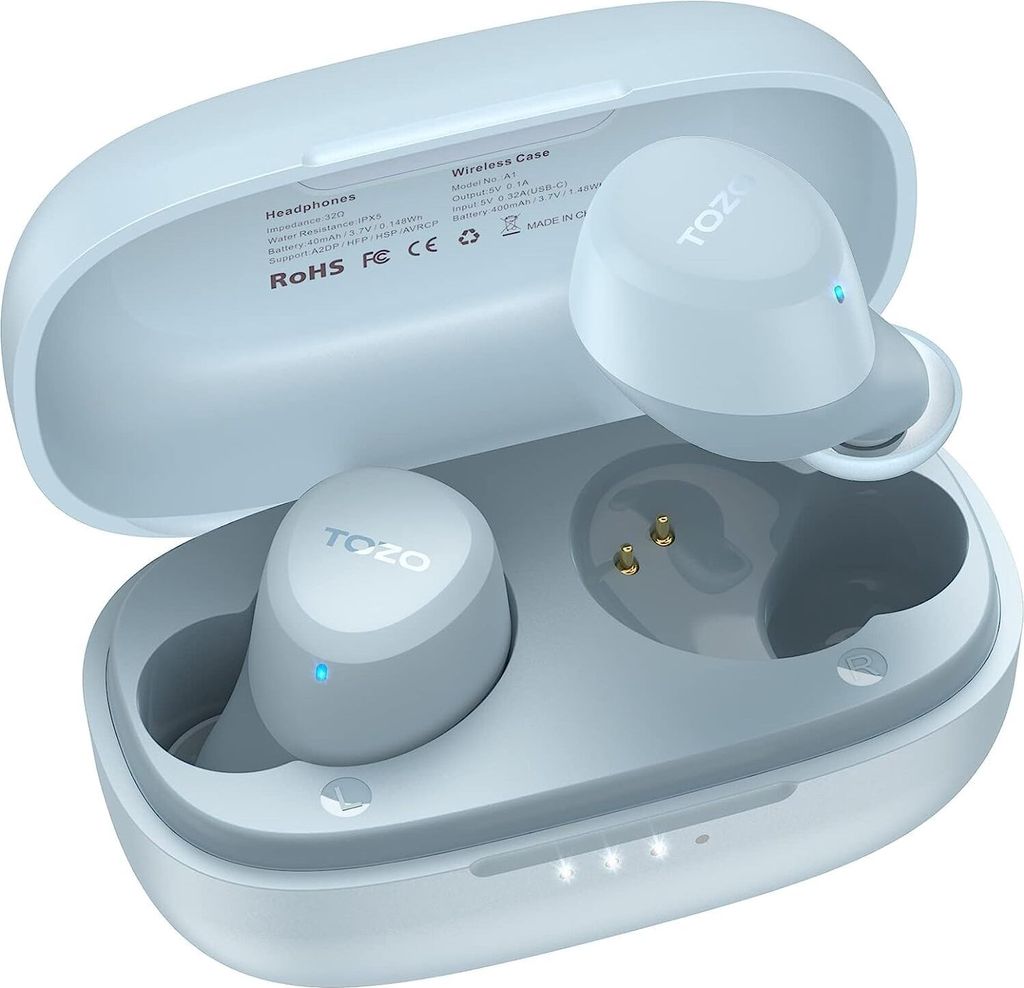 A1 Mini Bluetooth Kopfhörer, Kopfhörer Kabellos Bluetooth 5.3, Leichte Drahtlose