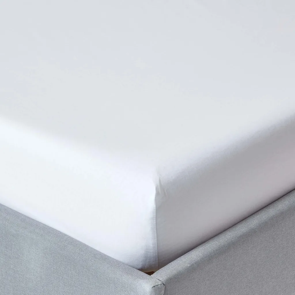 Lenzuolo Bianco Luxury Homescapes 140x190 | Cotone Egiziano 200TC