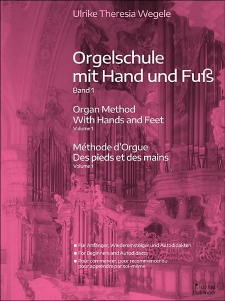 Livre d'Apprentissage Orgue Débutant - Méthode Progressive Volume 1