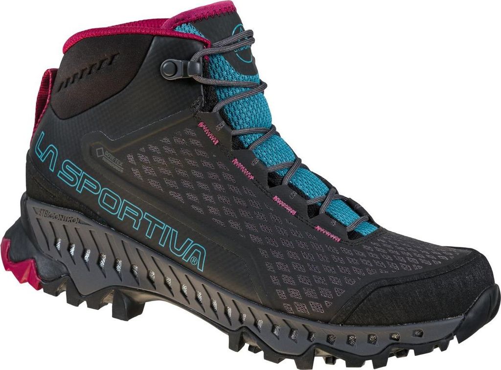 Stream Woman Gtx, Mountain Hiking Footwear, 36, Black/Topaz (Black) - La Sportiva