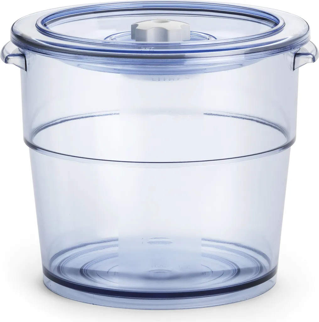Récipient de mise sous vide rond 2L MagicVac pour aliments frais