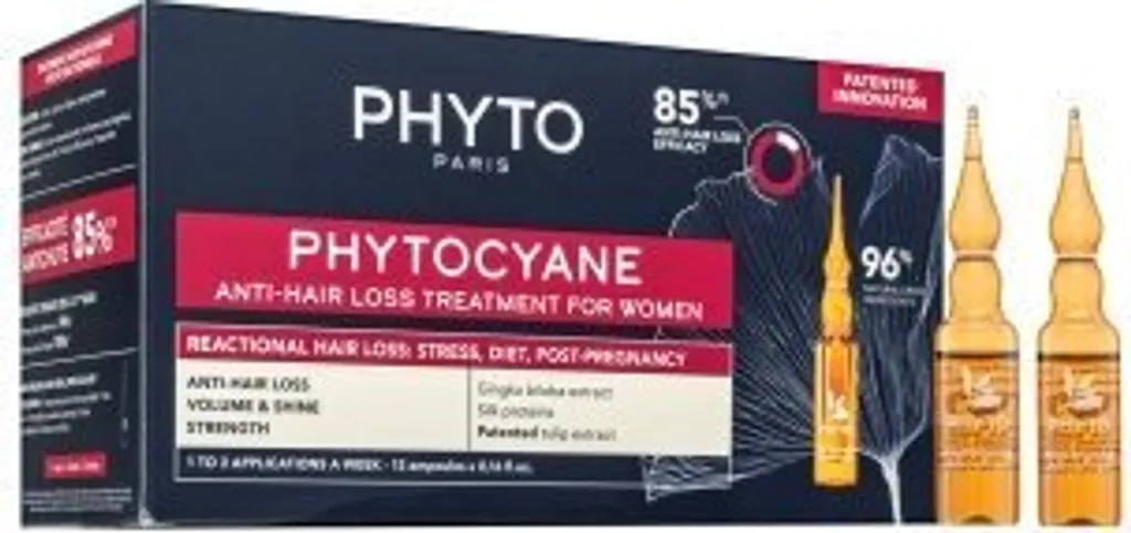 Phyto Phytocyane Fiale Anticaduta Donna 12x5ml - Trattamento Reattivo