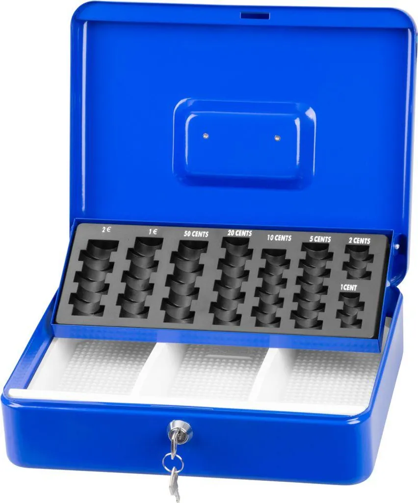 Cassetta CashBox 300x240x90 mm, per denaro e monete