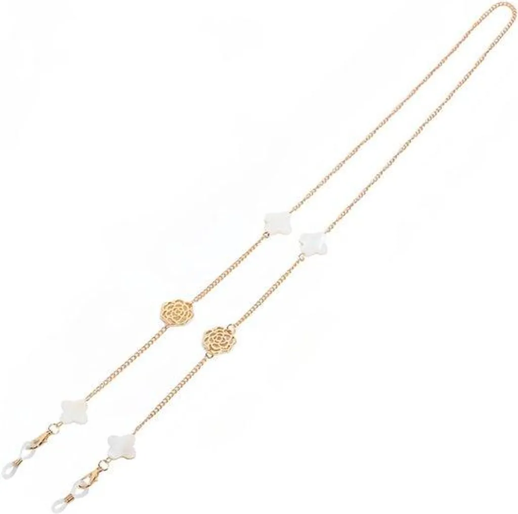 Collier trèfle à quatre feuilles pour femme - Bijou porte-bonheur doré