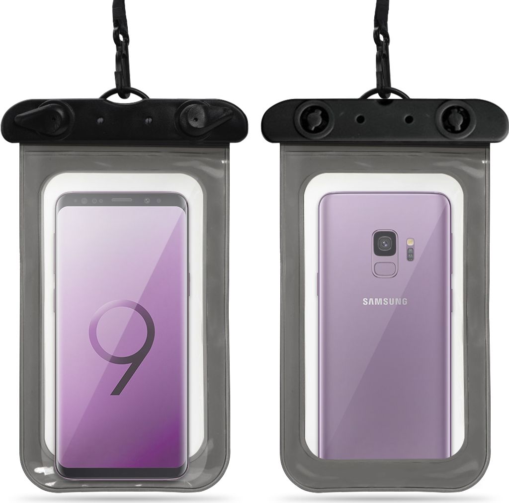 Handy Hülle Wasserdicht für Samsung Galaxy Schutzhülle Unter Wasser Tasche CaseFarbe:Schwarz;Smartphone:Samsung Galaxy S8