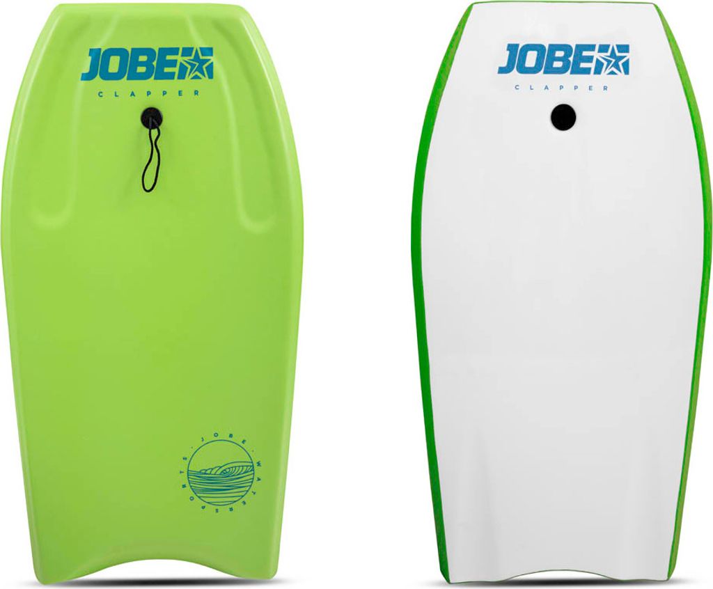 Jobe Clapper Bodyboard Board Gr. 39 Inch Wassersports lime green white Unisex