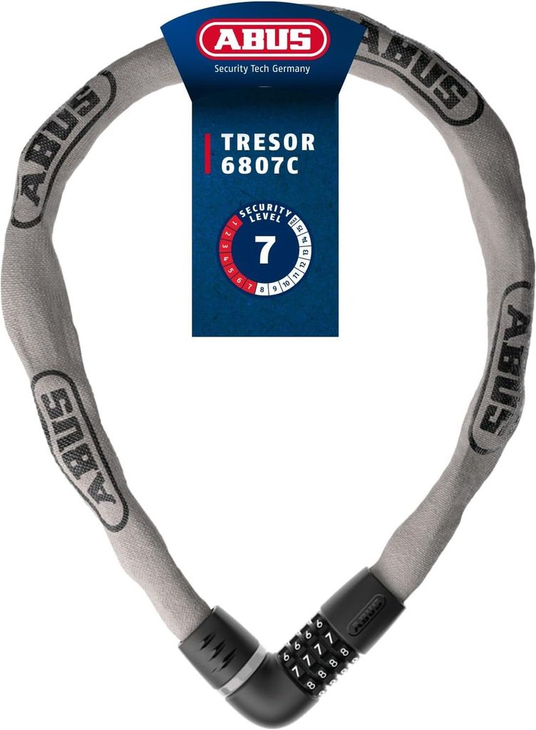 Antivol Abus 46873 - 6807C/110 tec grey Image du produit 