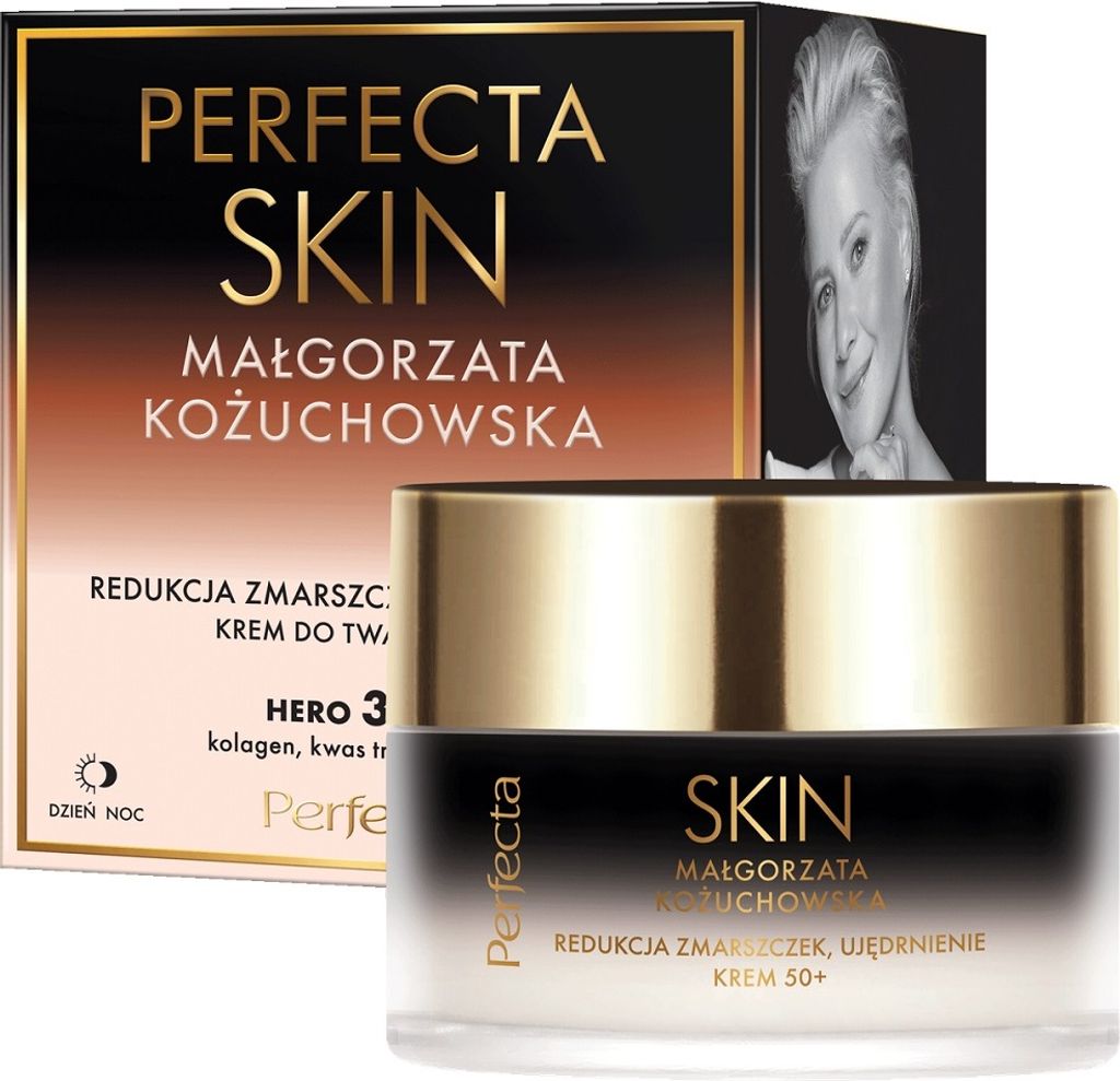 Perfecta Skin Małgorzata Kożuchowska Ujędrniający krem na dzień i na noc 50+, 50 ml