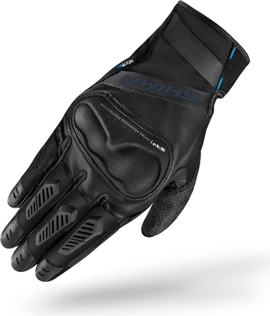 SHIMA Hero wasserdichte Motorrad Handschuhe, schwarz, 3XL