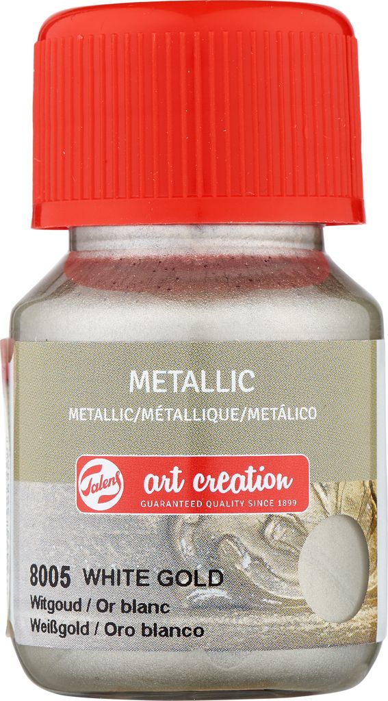 Talens Art Creation Metallic Glasfarbe White Gold 30 ml 1 Stck