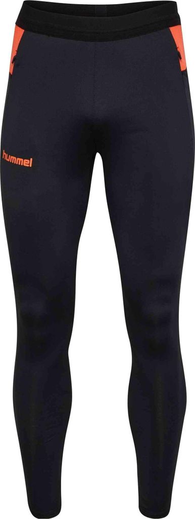 Hummel Tracksuit pants 233063-2442 in BLACK/ORAN color size x-large