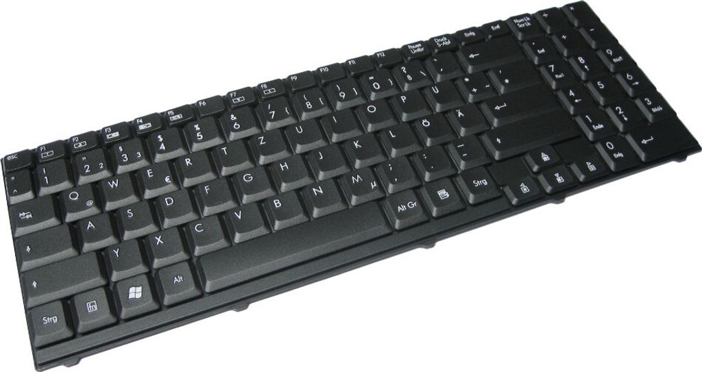 Trade-Shop Original Laptop-Tastatur Keyboard Deutsch QWERTZ mit flachen Tasten ersetzt Medion MP-09A96D0-442