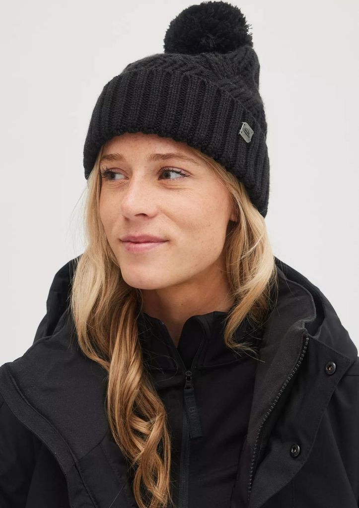 Schwarze Damen Wintermütze Nora | NORA BEANIE UNI O'Neill