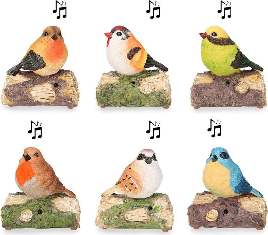 1 Vogel-Figurine mit Ton und Bewegungssensor (Modell nach Verfügbarkeit) 12,5 cm