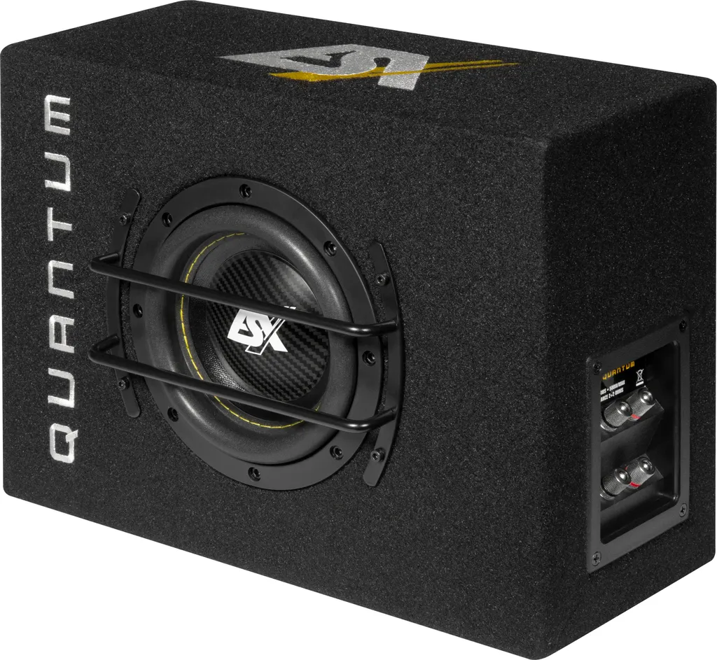 Subwoofer de voiture actif ESX QUANTUM QXB6 - Caisson de basses 16,5cm