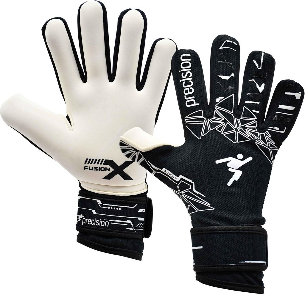 Precision - "Fusion X Pro Lite Giga" Torhüter-Handschuhe für Kinder RD3214 (6) (Schwarz/Weiß)
