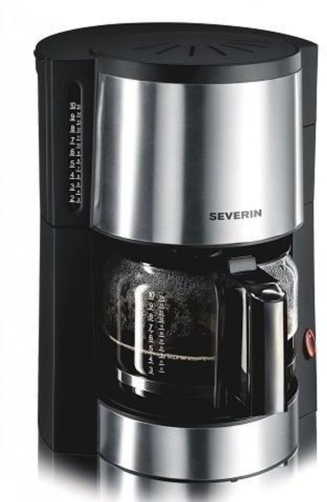 Severin KA 9699, Filterkaffeemaschine, Gemahlener Kaffee, 1000 W, Schwarz, Edelstahl