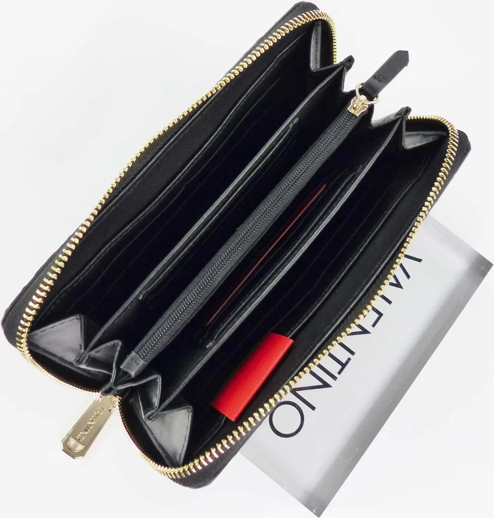 Valentino Borse Zero Re Portafoglio donna nero - 12