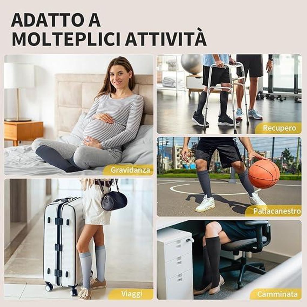 Calze a compressione graduata uomo, donna e sport | Seda