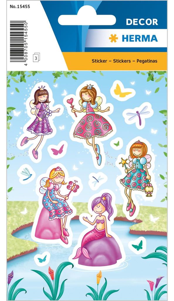 Herma Sticker DECOR Meerjungfrau 3 Bl