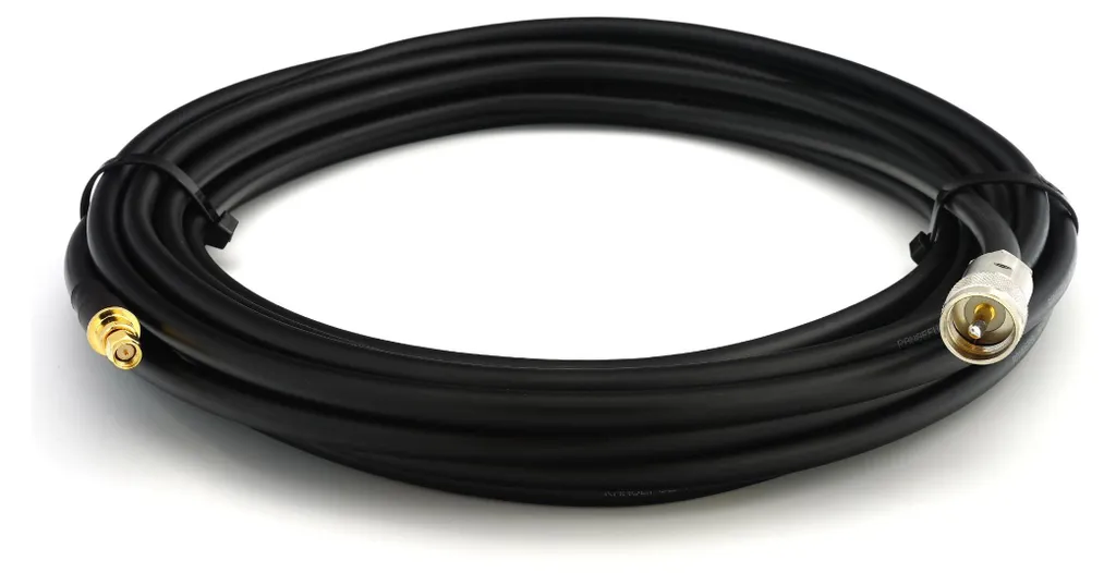 cavo coassiale da 3 m con spina SMA a PL259 UHF IP67 impermeabile - Cavo di prolunga flessibile HF400 in rame pieno da 50 Ohm (equivalente LMR400 UF UltraFlex) - per HAM CB SWR Meter Amatoriale RF a onde corte - 4