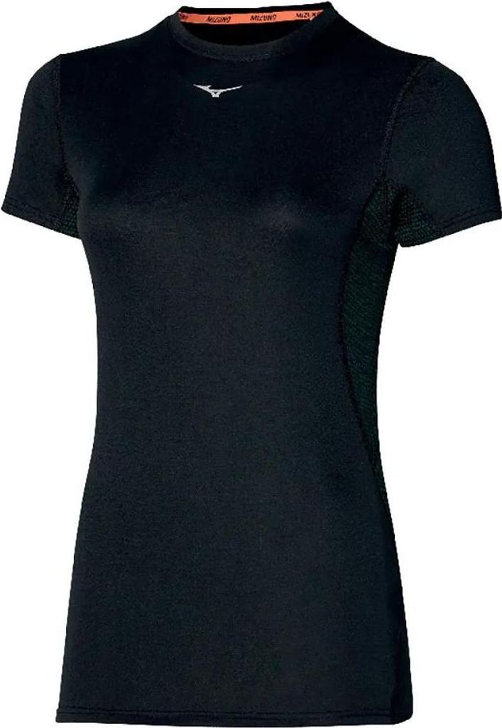 Mizuno Mid Weight-l Kurzarm-baselayer Schwarz S Damen Schwarz S