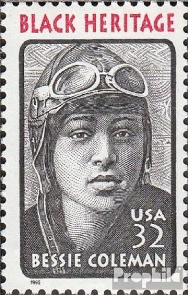 Briefmarken USA 1995 Mi 2558 (kompl.Ausg.) postfrisch Bessie Coleman