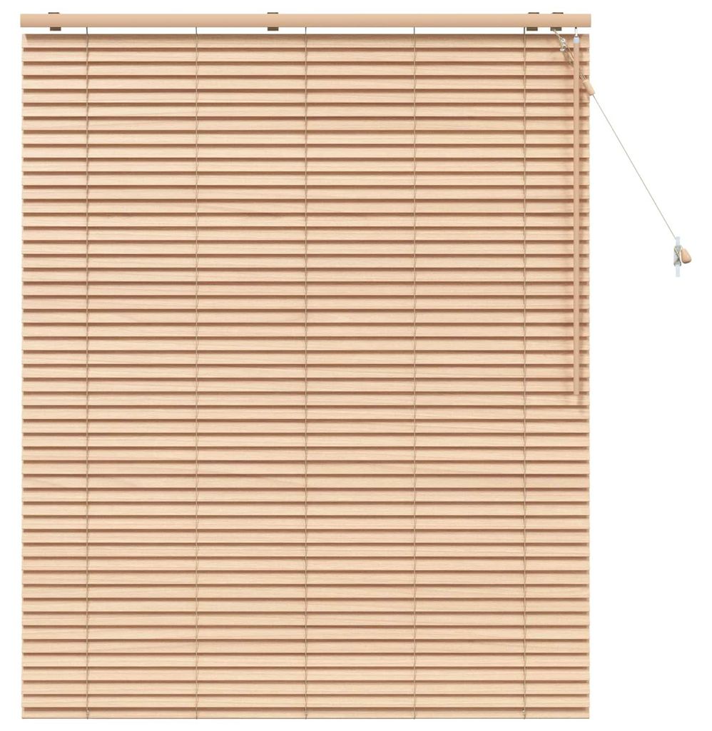 vidaXL Tende veneziane in legno effetto quercia, 135 x 160 Immagine del prodotto 