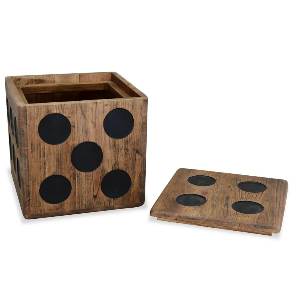 Caisse de rangement bois Mindi 40x40x40 - Design Cube Modulable - 3