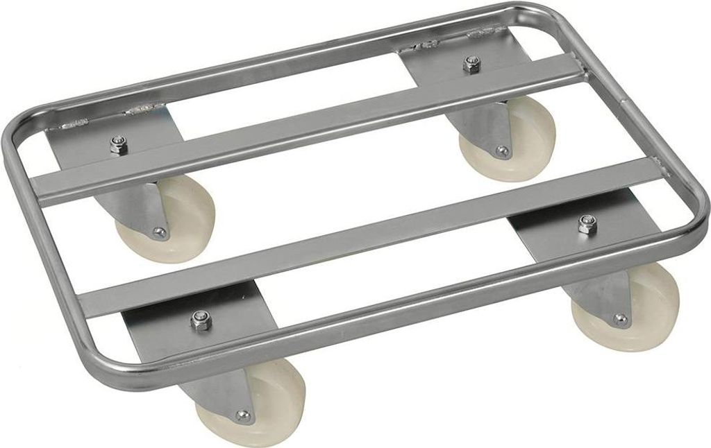 Rollbrett Rollgestell Kistenroller 600 x 400 x 160 mm, 300 kg verzinkt